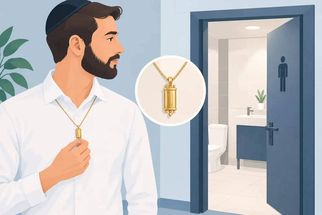 האם מותר להיכנס לשירותים עם תכשיט תנ״ך לפי ההלכה